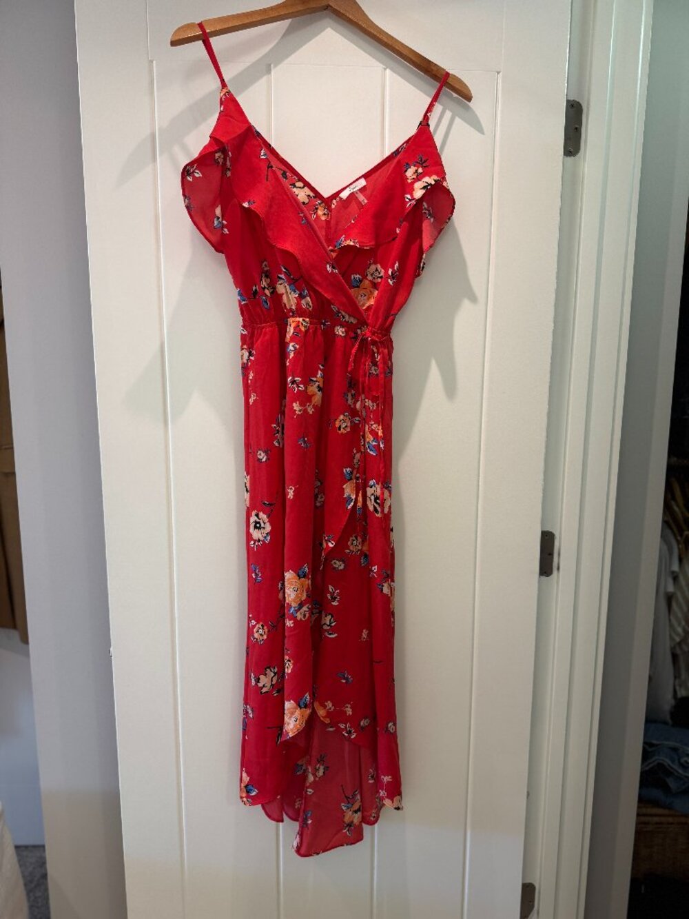 Red Floral Dress